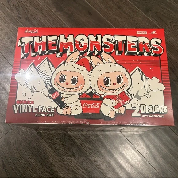 Pop Mart Labubu Coca-Cola The Monsters Vinyl Face Blind Box not opened Brand New - Picture 2 of 16